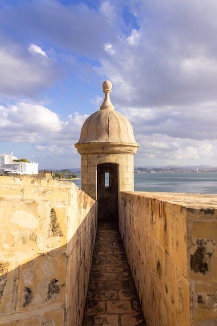 Brown Concrete Building Near Sea Under Blue Sky