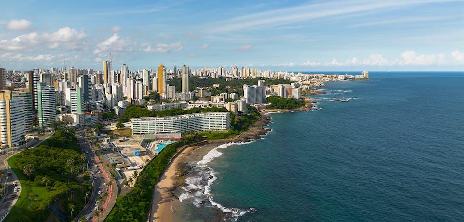 Top View of Salvador da Bahia, Brazil