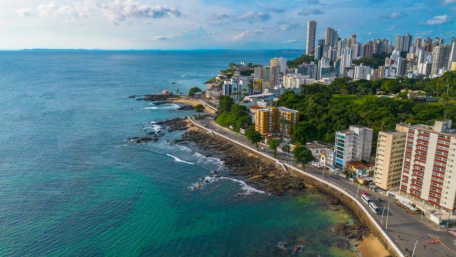 Top View of Salvador da Bahia, Brazil