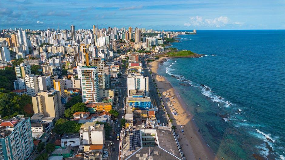 A View of Salvador in Brazil