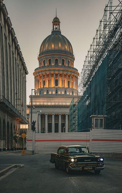 El Capitolio Building at Dusk, Havana, Cuba